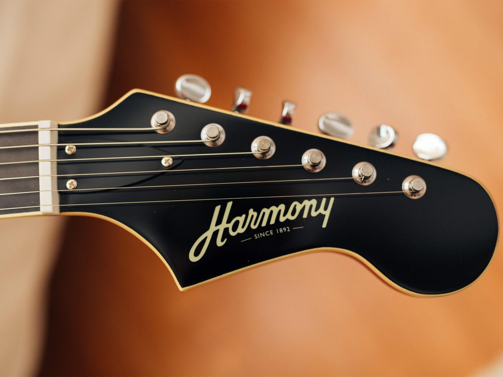 Harmony H72 headstock