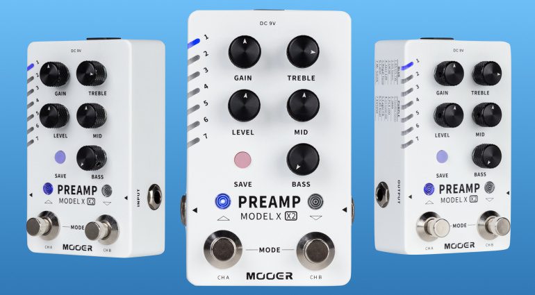 Mooer Preamp Model X2: A compact new Dual-Channel Digital Preamp 