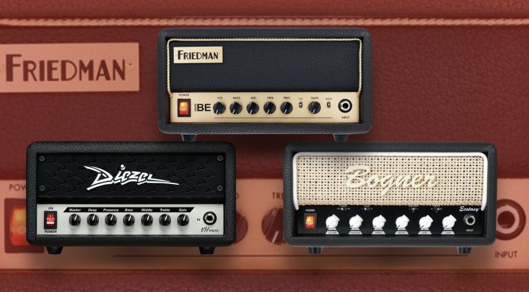 Huge deal on tiny amp heads: Friedman, Bogner and Diezel mini amps