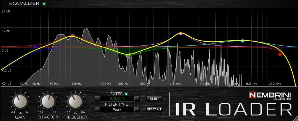 Nembrini Audio IR Loader Impulse Response Tool Plugin EQ