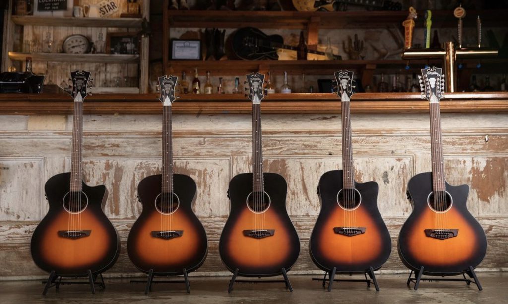 D'Angelico Guitars Premier LS Acoustics now in Satin Vintage Sunburst