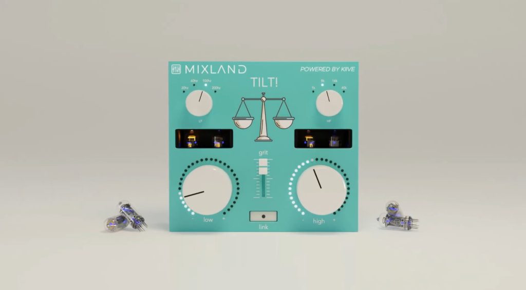 Mixland TILT! passive tilt EQ plugin with tube saturation