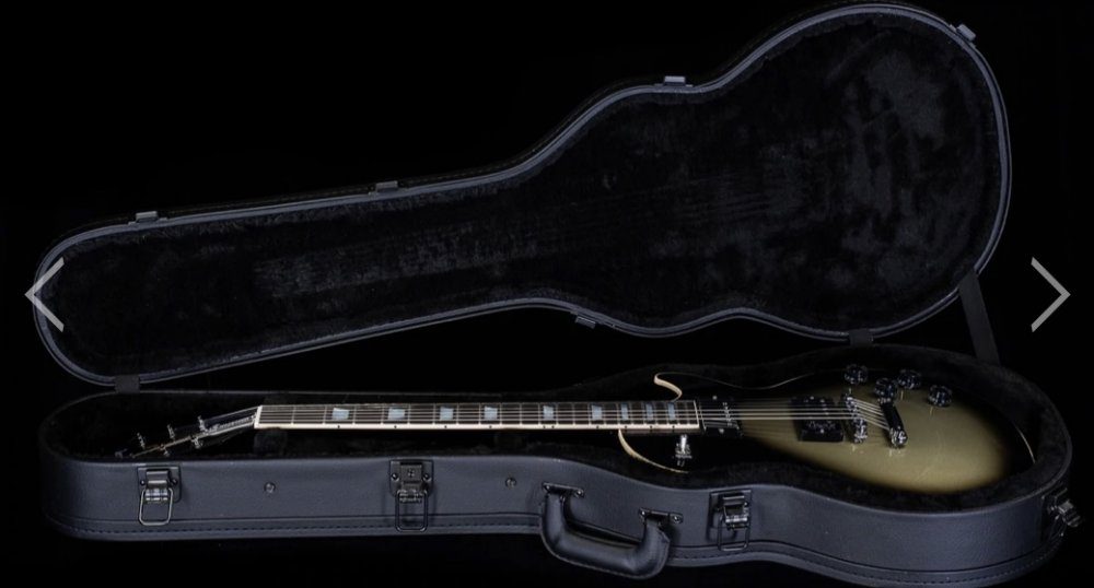 Gibson Adam Jones Silverburst Les Paul Standard in plain black case