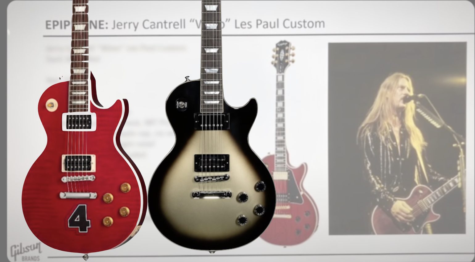 Slash's Guitars  Live, studio and Signature Les Paul