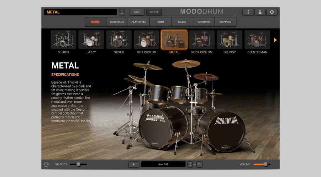 IK Multimedia MODO Drum 1.5 Metal kit