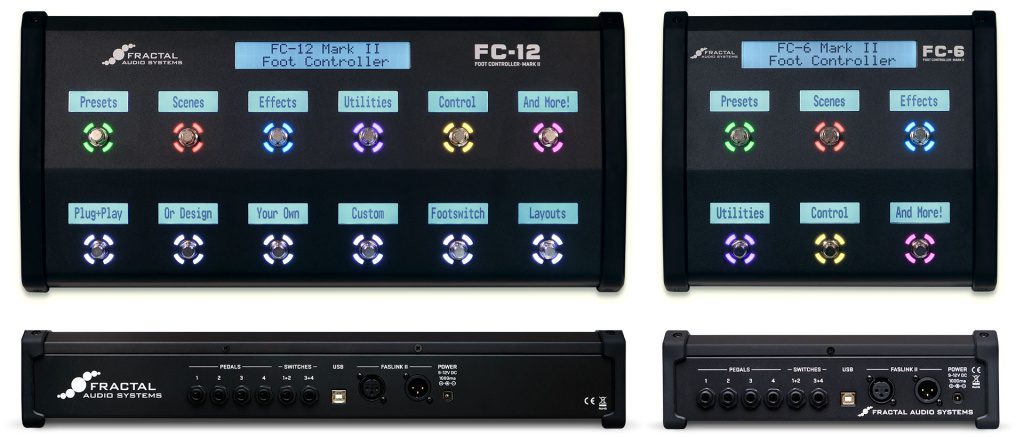 Fractal Audio FC-6 and FC-12 Mark II foot controllers offers new 