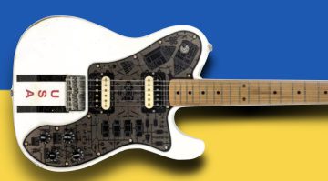 Joe Doe Guitars' Apollocaster up for Emergency UNICEF Ukraine Appeal auction