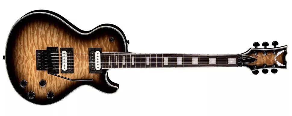 Dean Guitars Thoroughbred Select Floyd Quilt Maple Natural Black Burst