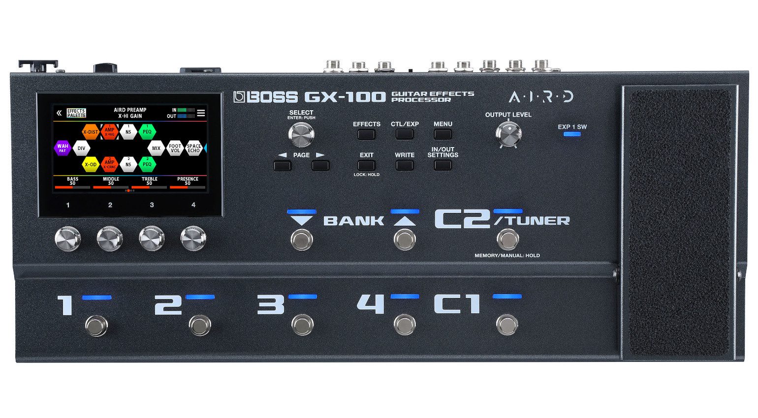 Boss GX-100 launches its latest AIRD virtual amp multi-effects - gearnews.com