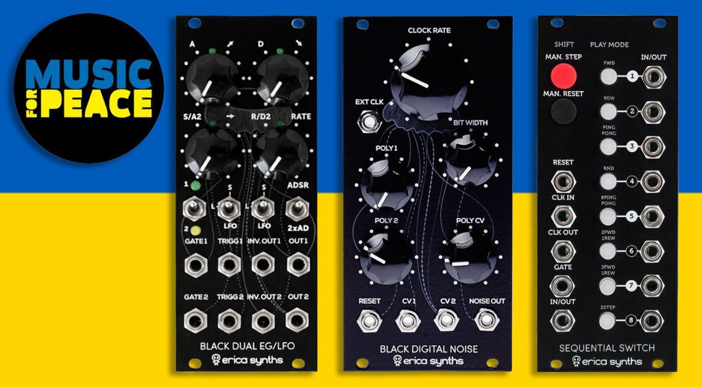 Erica Synths modules to support Ukraine