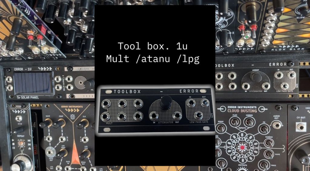 Error Instruments 1U Toolbox