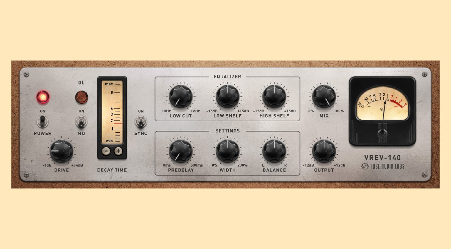 Fuse Audio Labs VREV-140: Classic plate reverb for your DAW - gearnews.com