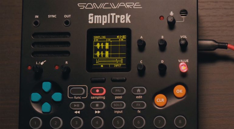 SONICWARE SmplTrek ポータブル・プロダクション・サンプラー | nate 