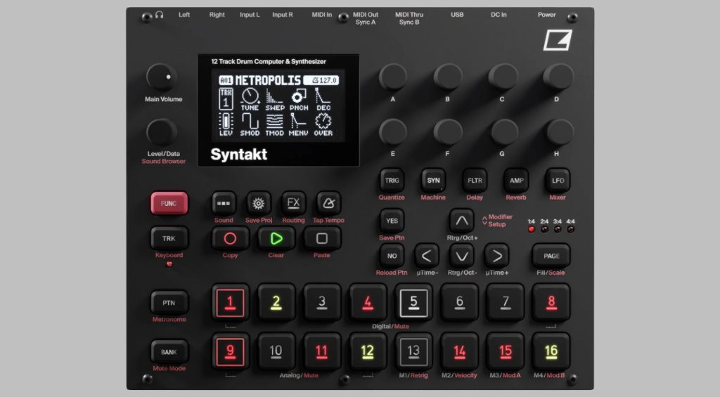 Elektron Syntakt - Front