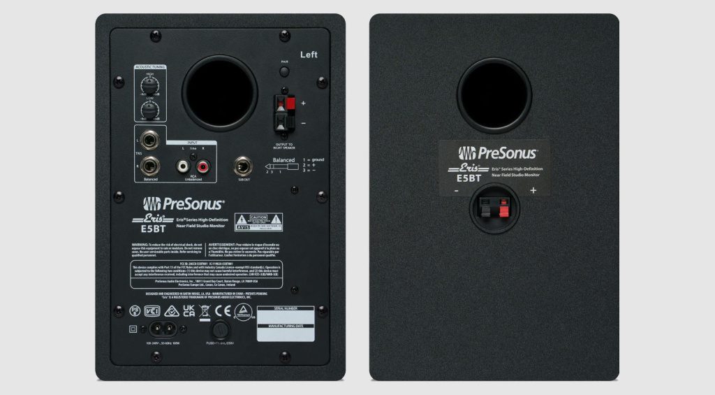PreSonus Eris E5 BT Active Media Reference Monitors - gearnews.com