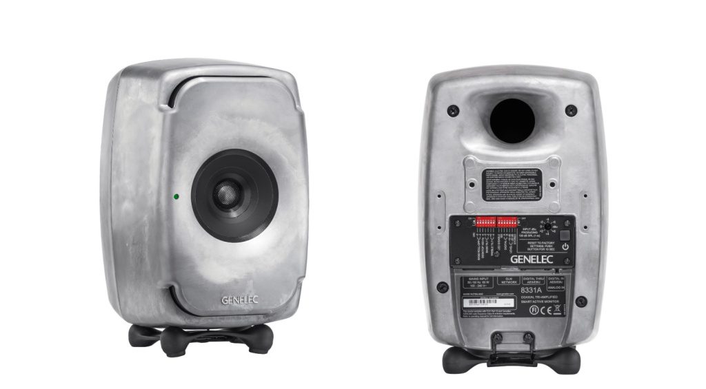 Genelec 8331 & 8431 speakers go RAW aluminum
