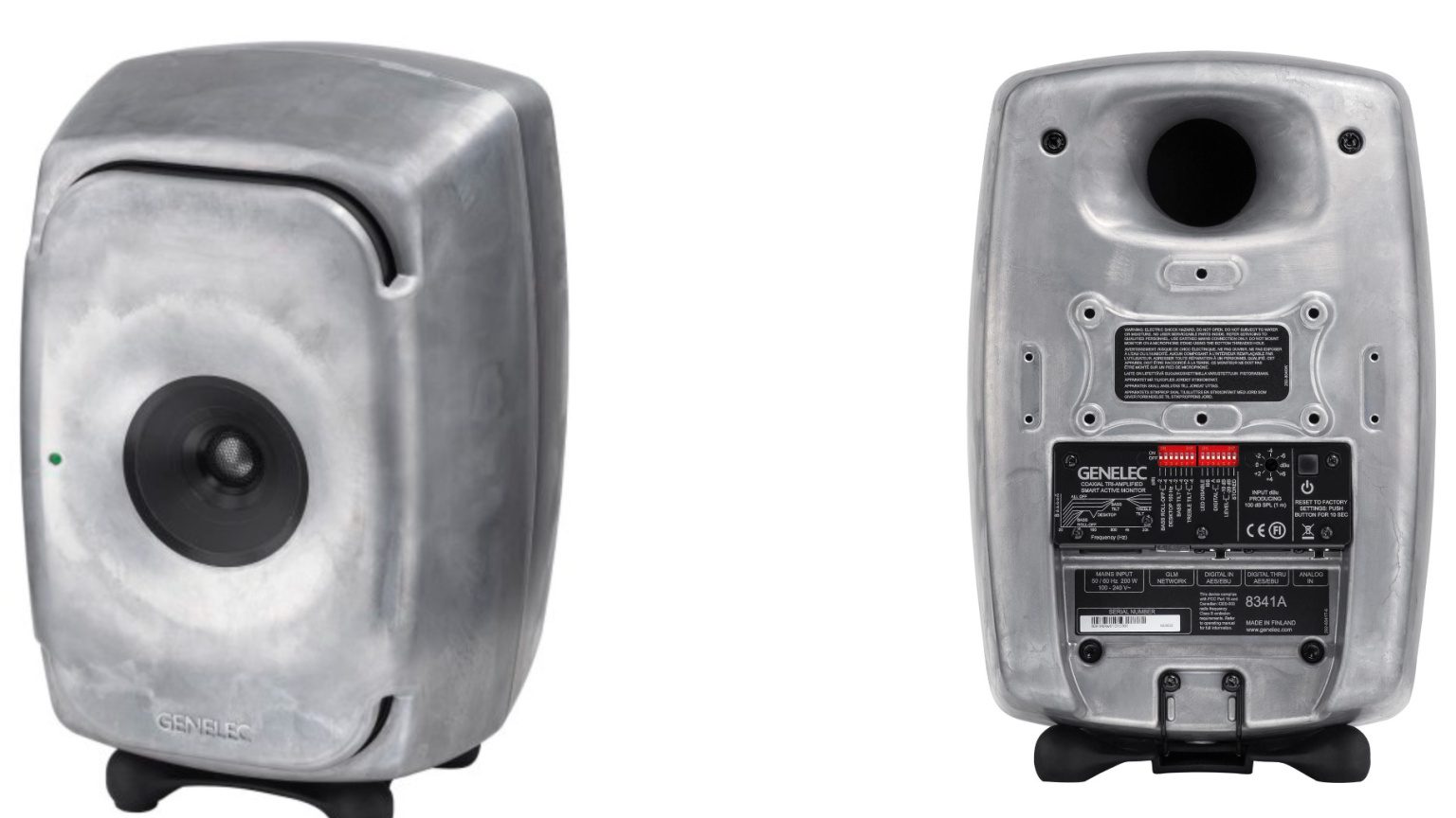 Genelec 8331 & 8431 speakers go RAW aluminum