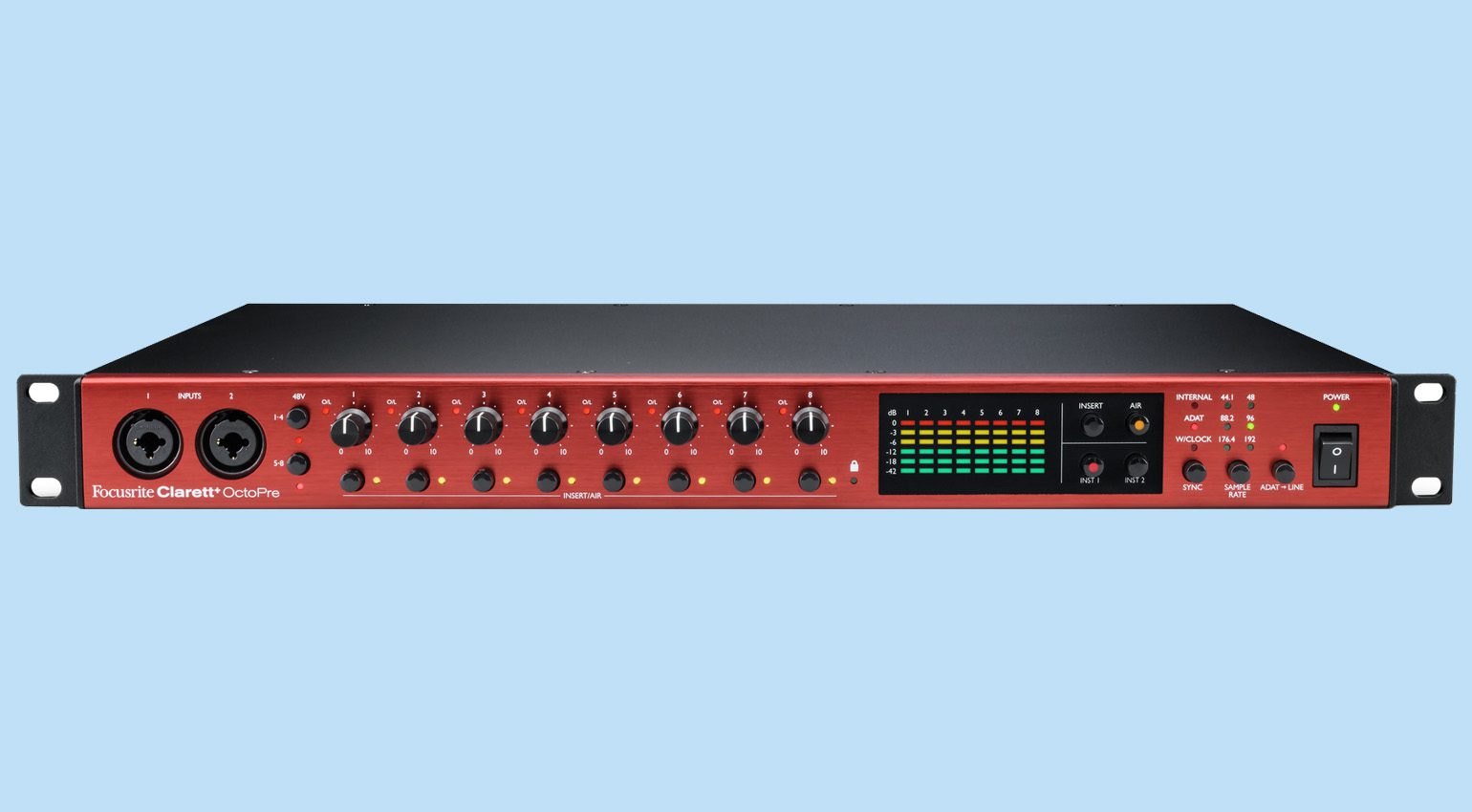 Focusrite Clarett+ OctoPre 8-channel preamp/converter - gearnews.com