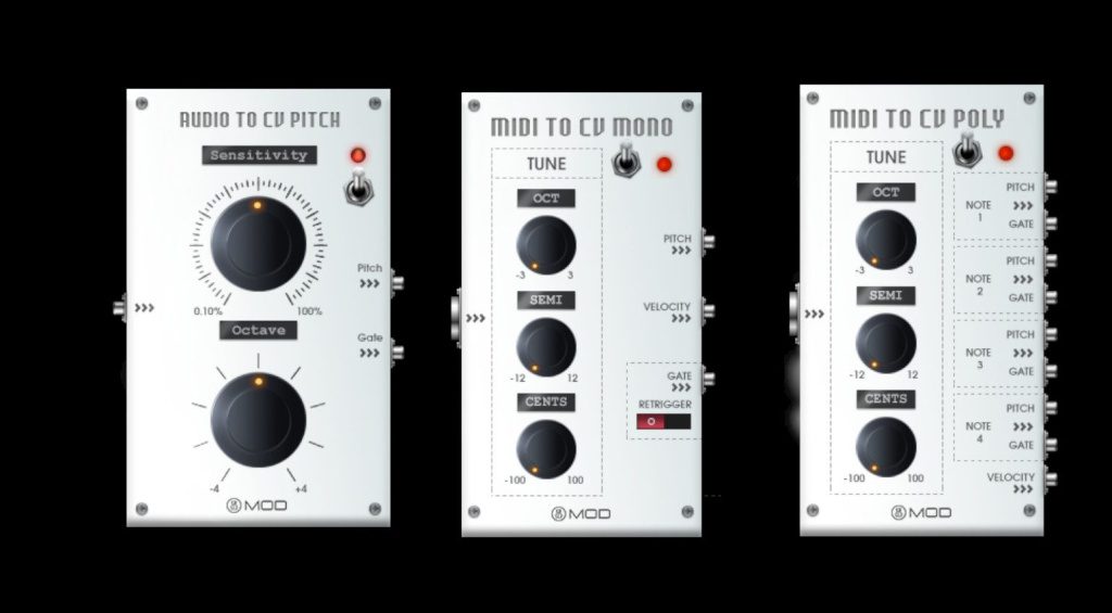 Audio-to-CV pitch plug-in for MOD devices