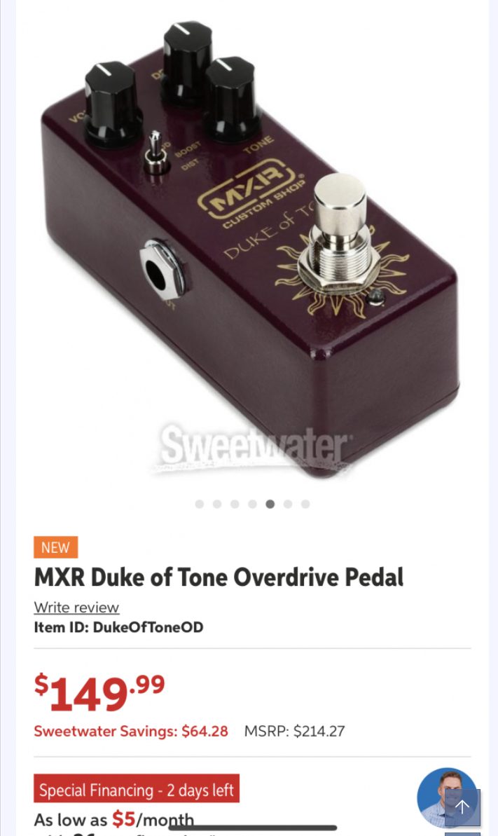 MXR Duke of Tone leaked