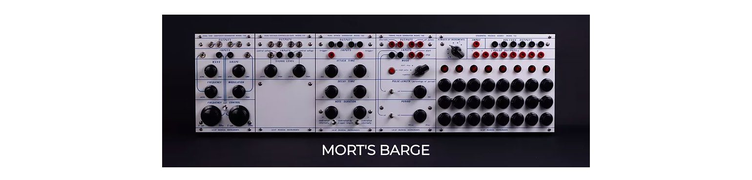 Mort 67 LA67 Mort's Barge: 6U 5-module Buchla 100-series based modular synth ...
