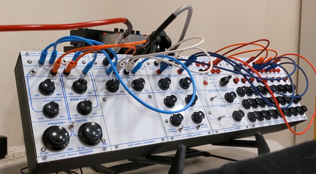 Mort 67 LA67 Mort's Barge: 6U 5-module Buchla 100-series based modular synth ...