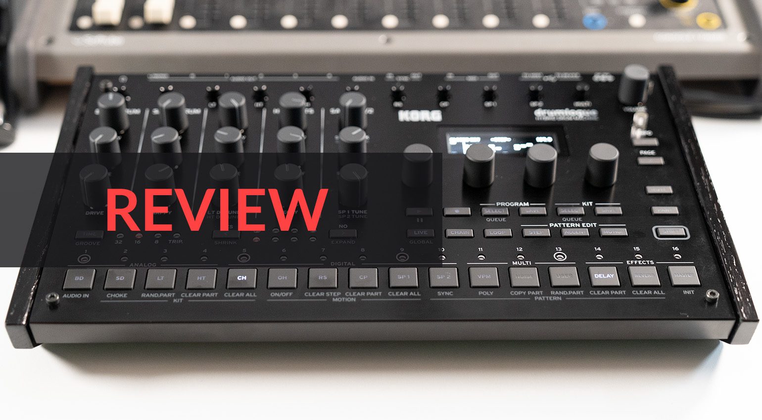 Review: Korg drumlogue – the drum machine of the future