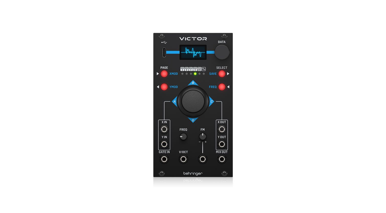 Behringer Victor PROVS vector synthesis in Eurorack preorders open