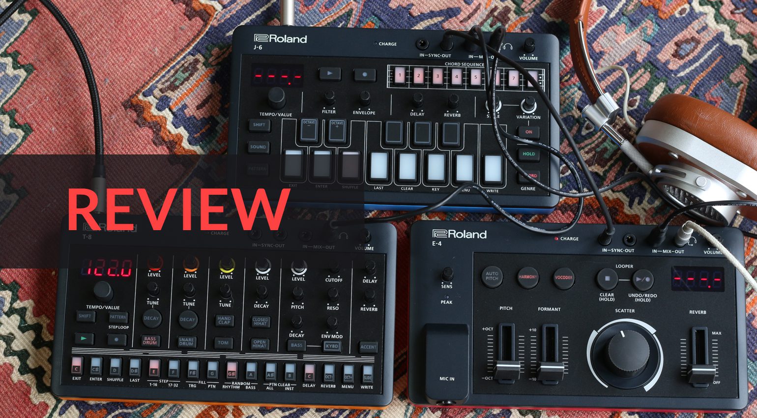 REVIEW: Roland AIRA Compact T-8, J-6 and E-4 - gearnews.com