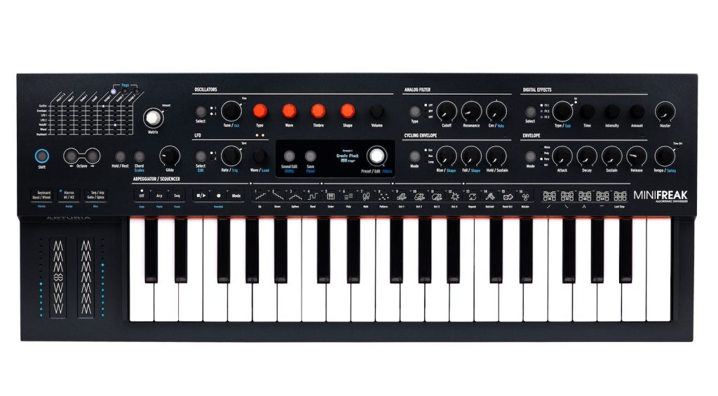 Arturia MiniFreak Top Down