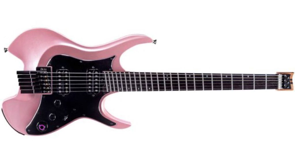 Mooer GTRS Guitars Wing 800 in Pearl Pink