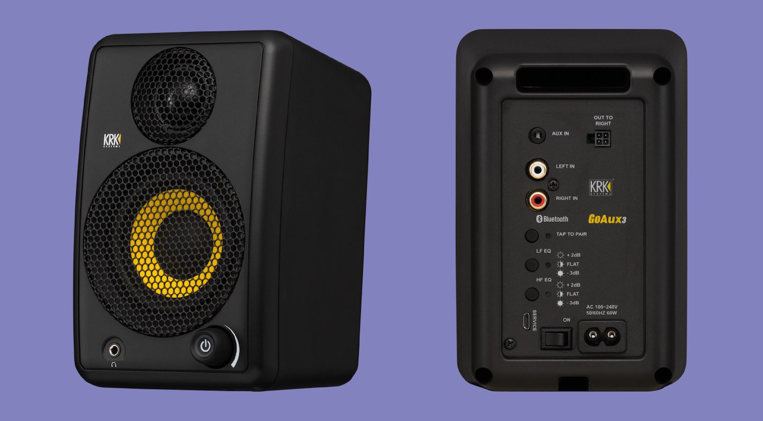 GoAux 3 Left Speaker (front/rear view)