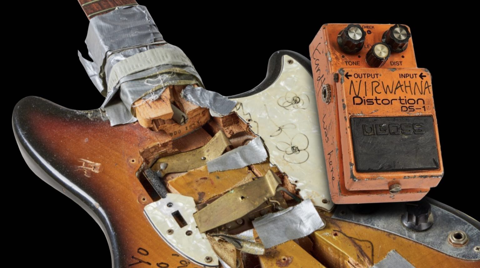 Kurt Cobain 1973 Fender Mustang Sells For Just Under 500k 8595