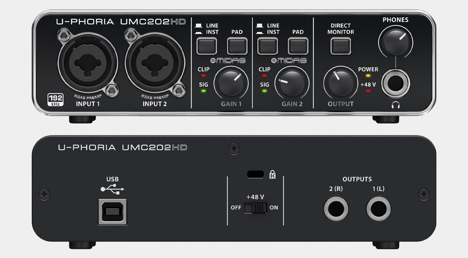 Best audio interface Behringer UMC202HD