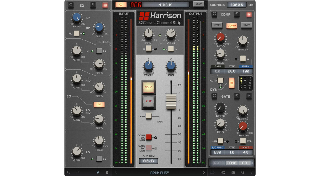 Harrison 32Classic Channel Strip