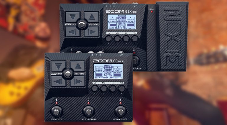 Zoom G2 Four and G2X Four: New low price amp modellers & multi-FX