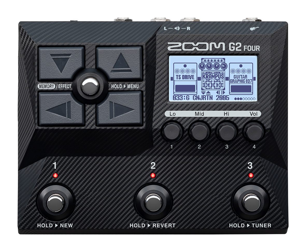 Zoom G2 Four and G2X Four: New low price amp modellers & multi-FX