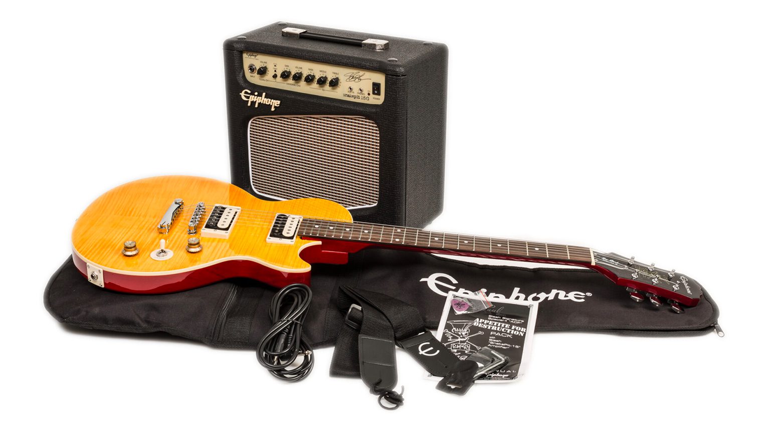 Epiphone Slash AFD LP Performance Pack Guitar for beginners