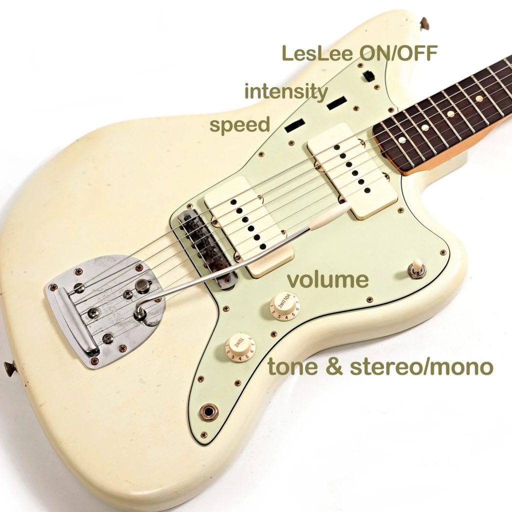 Controls for LesLee in Fender Jazzmaster