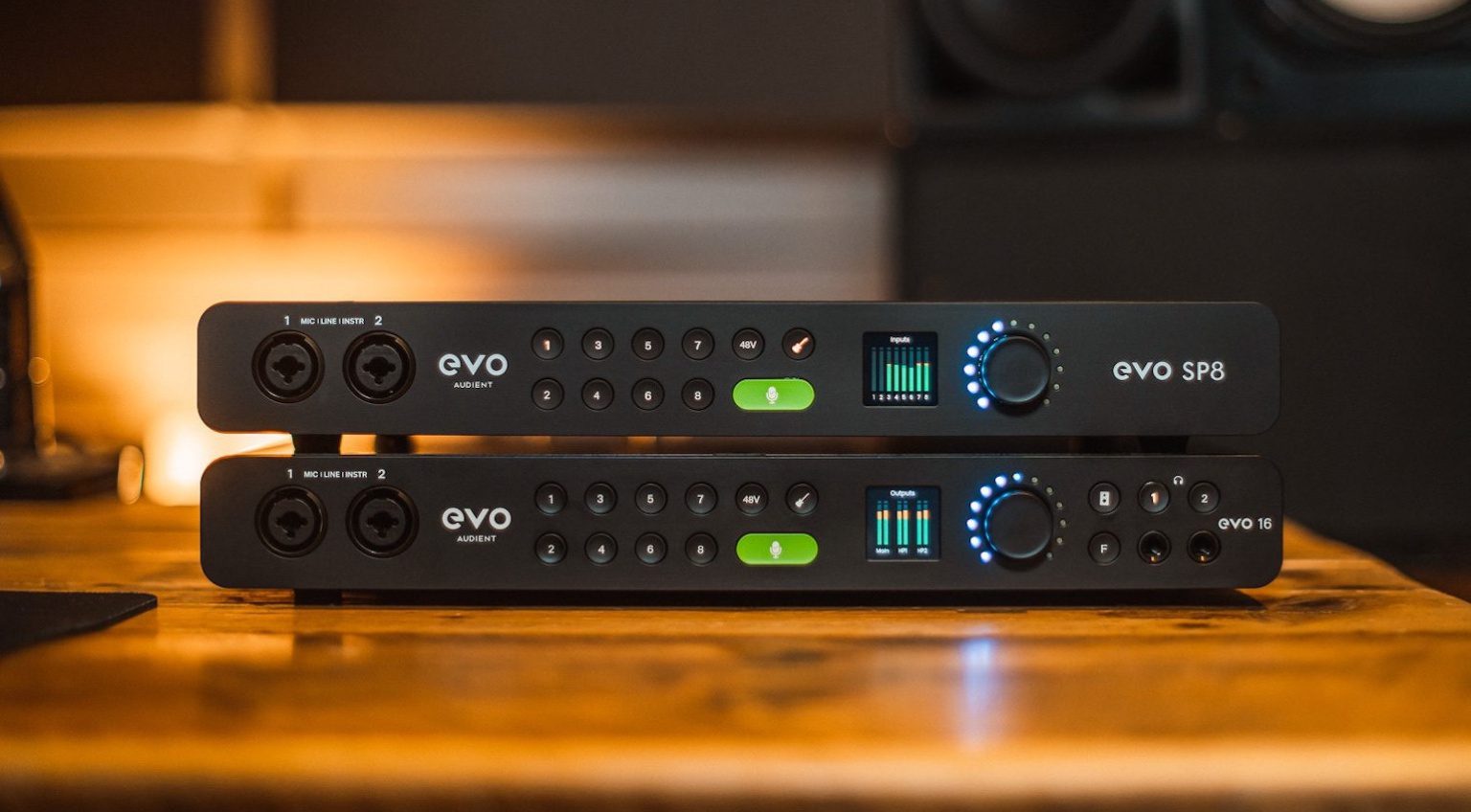 The Audient EVO SP8 a new ADAT preamp for home recording