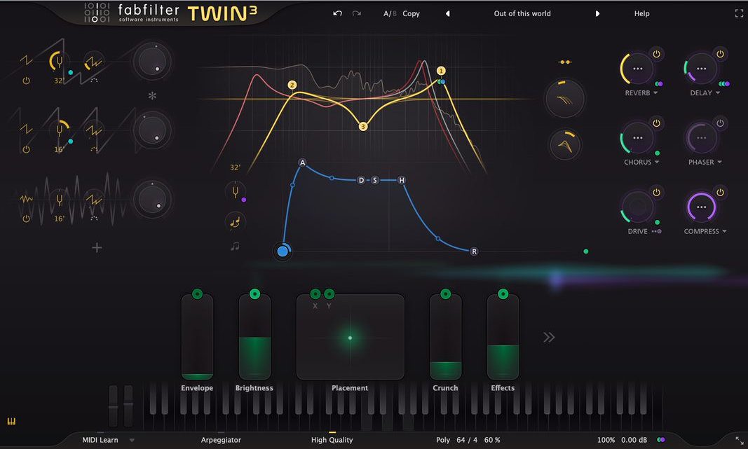 Introducing the FabFilter Twin 3 Virtual Analog Synth Plugin