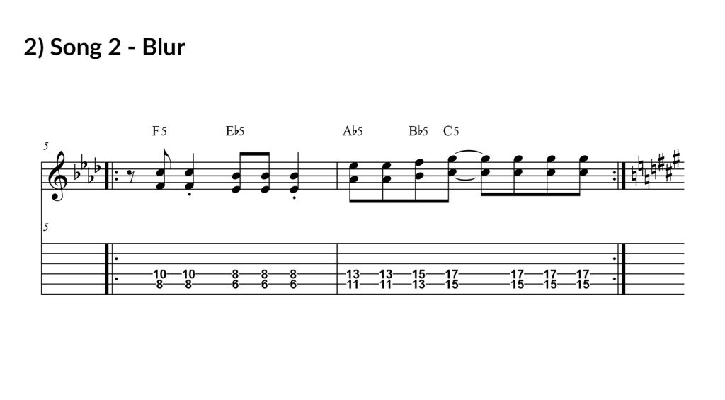 Easy Rock Songs to Play on Guitar For Beginners