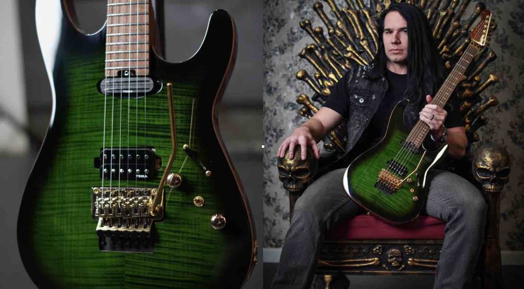 Harley Benton Guitar MAX Fusion Signature An Emerald Green Beauty