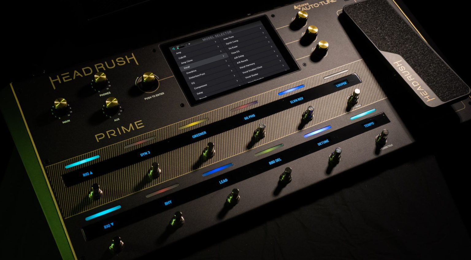 Headrush Prime advanced pedalboard now with AutoTune