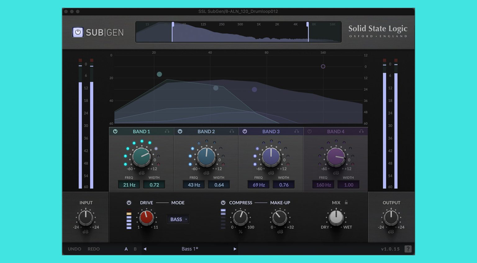 The SSL SubGen plug-in allows precise low-end management