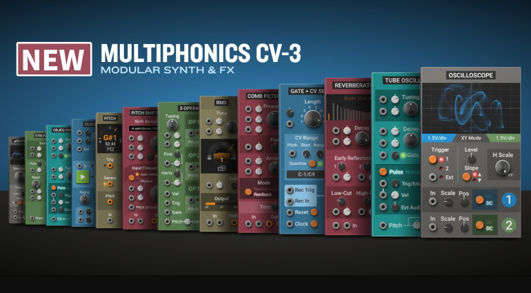 AAS Multiphonics CV-3: Polyphonic Modular Sound with MPE and More!