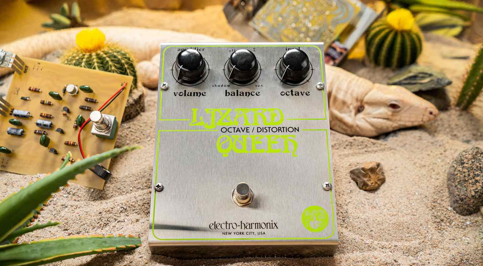 JHS EHX Lizard Queen: The octave fuzz distortion inspired by the