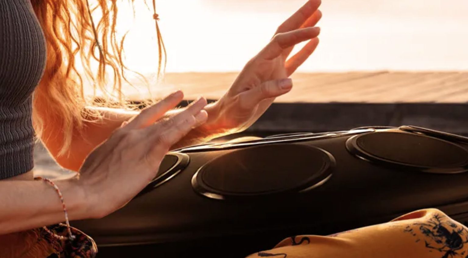 Lumen Handpan Electroacoustic gong machine