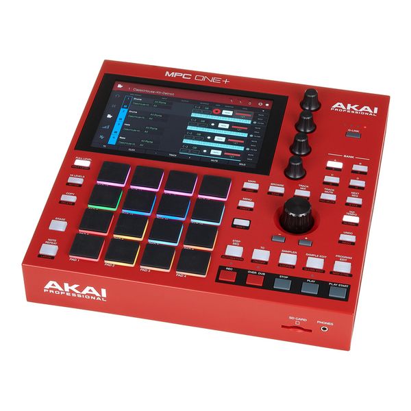 The AKAI MPC One+ arrives in red with expanded internal memory