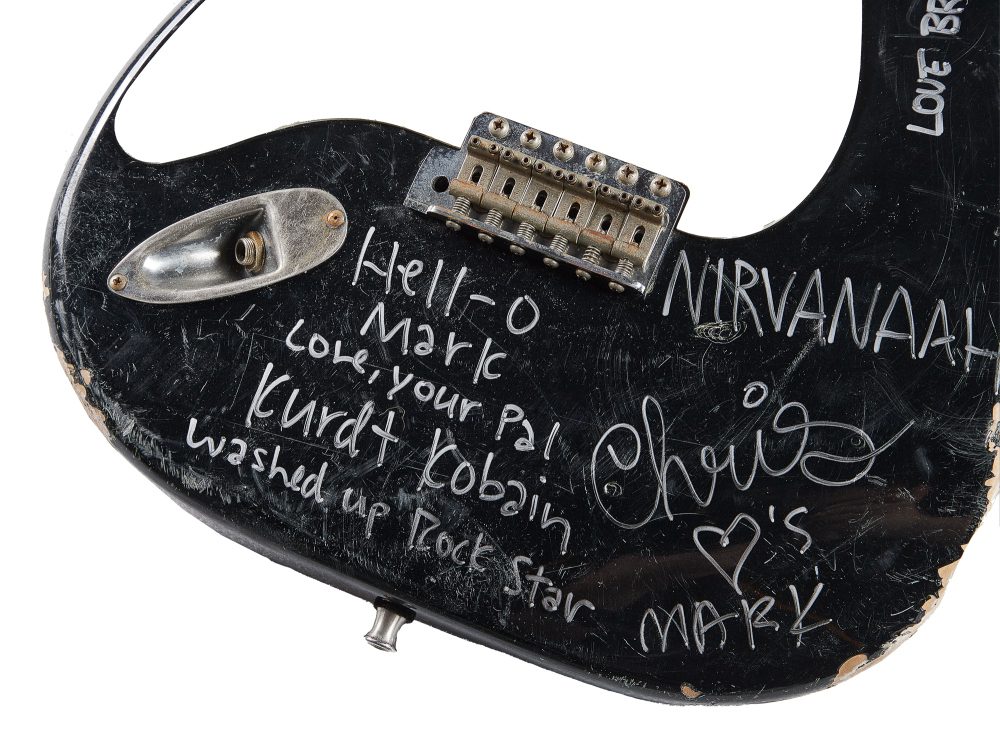 Hell-o Mark!Love, your pal, Kurdt Kobain:Washed up rockstar.